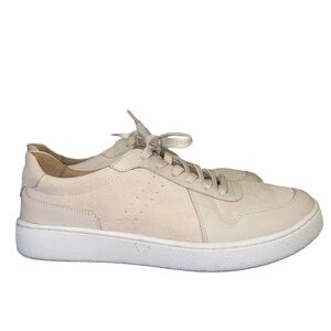 Nisolo Bria Go-To Court Sneaker Light Tan Leather Lace Up Low Top Casual 7.5
